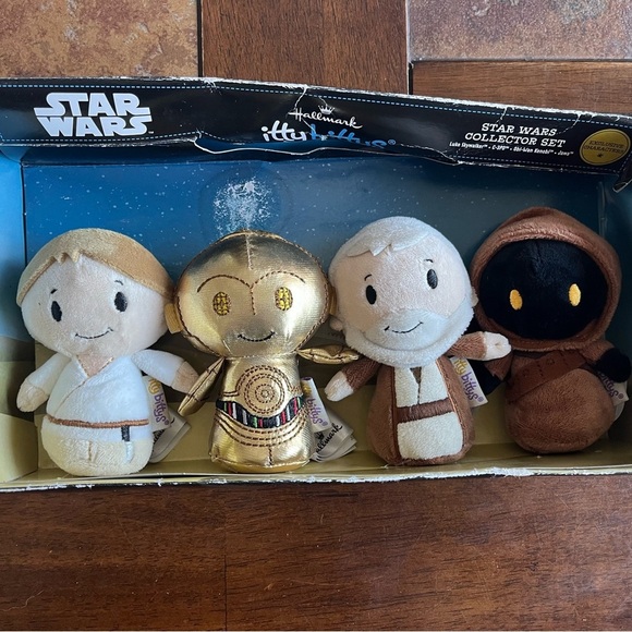 🦋 Hostess Pick x 2 🦋 Hallmark ittybittys' STAR WARS Plush COLLECTOR SET - Picture 8 of 14